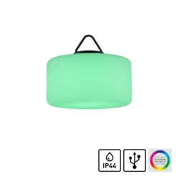 LED-Pendelleuchte Holly, Akkubetrieben IP44, Ø30cm -Heimbeleuchtung 6003197 6