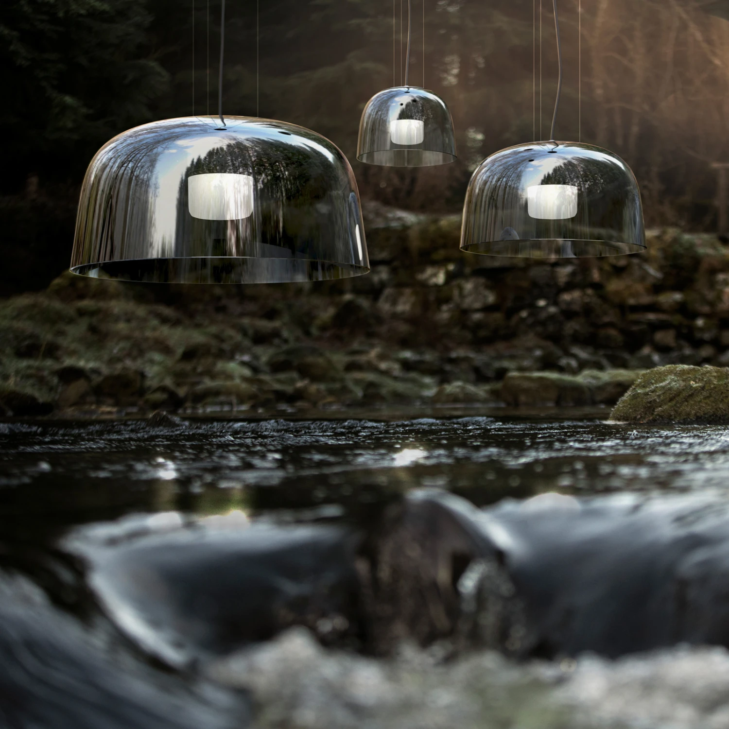 LED-Hängeleuchte ELV, 3.000K, DALI, Ø 50 Cm 2 LED-Hängeleuchte ELV, 3.000K, DALI, Ø 50 Cm – Bild 2