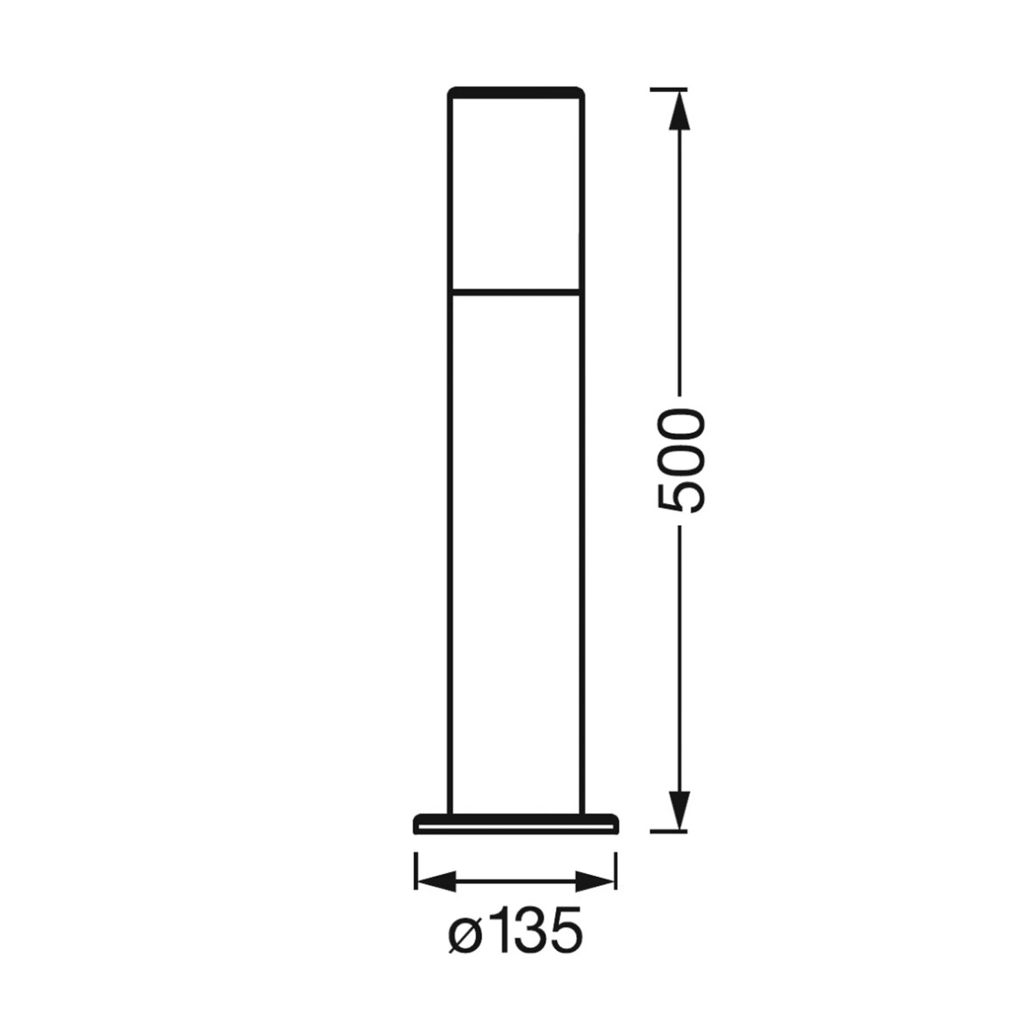 LEDVANCE SMART+ WiFi Outdoor Pipe Post, Höhe 50 Cm 8 LEDVANCE SMART+ WiFi Outdoor Pipe Post, Höhe 50 Cm – Bild 8