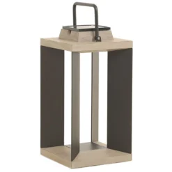 Solarlaterne Teckalu, Duratek/Alu Schwarz, 45,5cm -Heimbeleuchtung 6112037 5