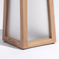 LED-Solarlaterne Tecka Tragbar, Teak 25 Cm -Heimbeleuchtung 6112080 2