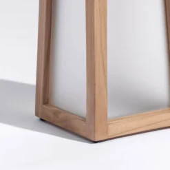 LED-Solarlaterne Tecka Tragbar, Teak 25 Cm -Heimbeleuchtung 6112080 7