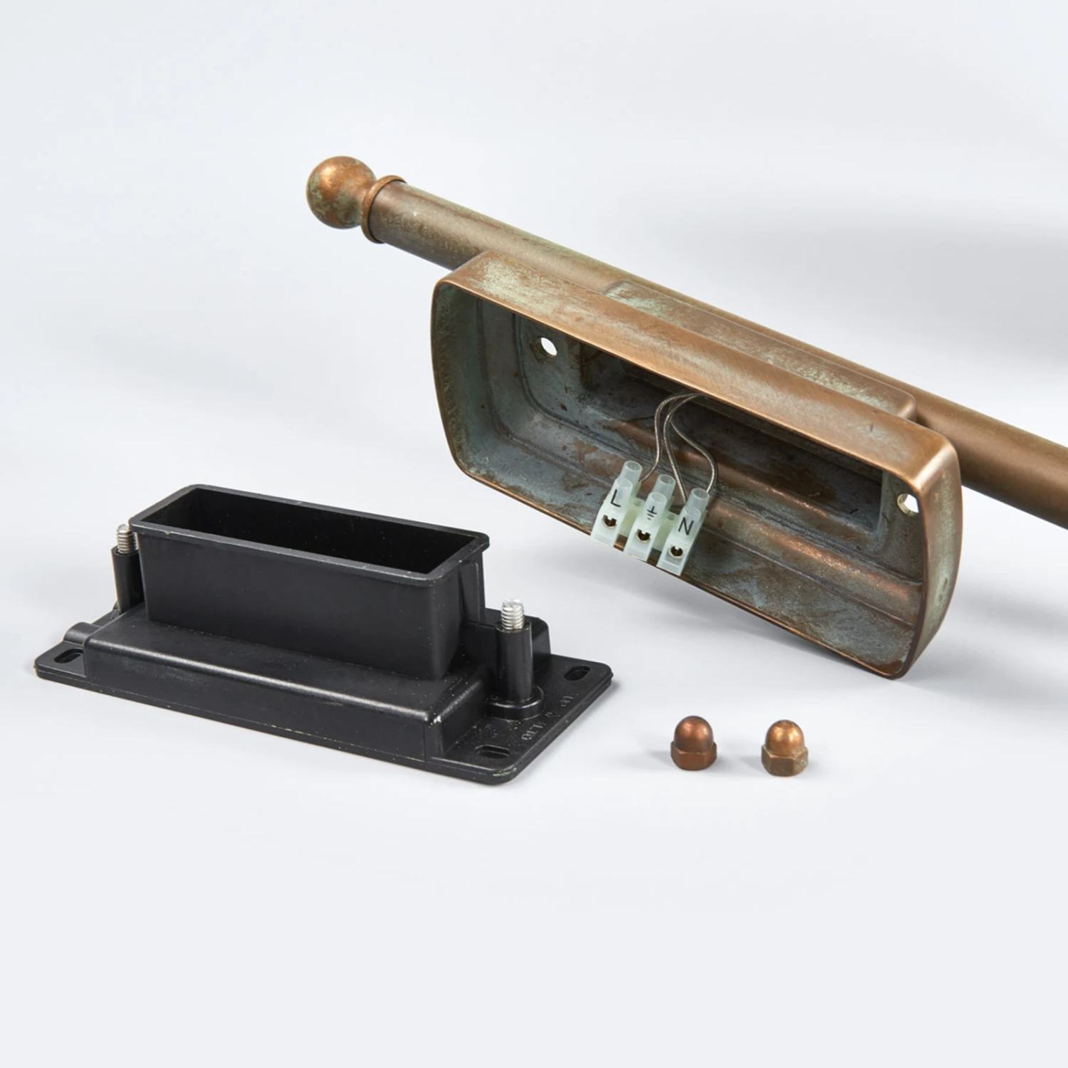 Außenwandleuchte Casale Höhe 60cm, Messing Antik 8 Außenwandleuchte Casale Höhe 60cm, Messing Antik – Bild 8