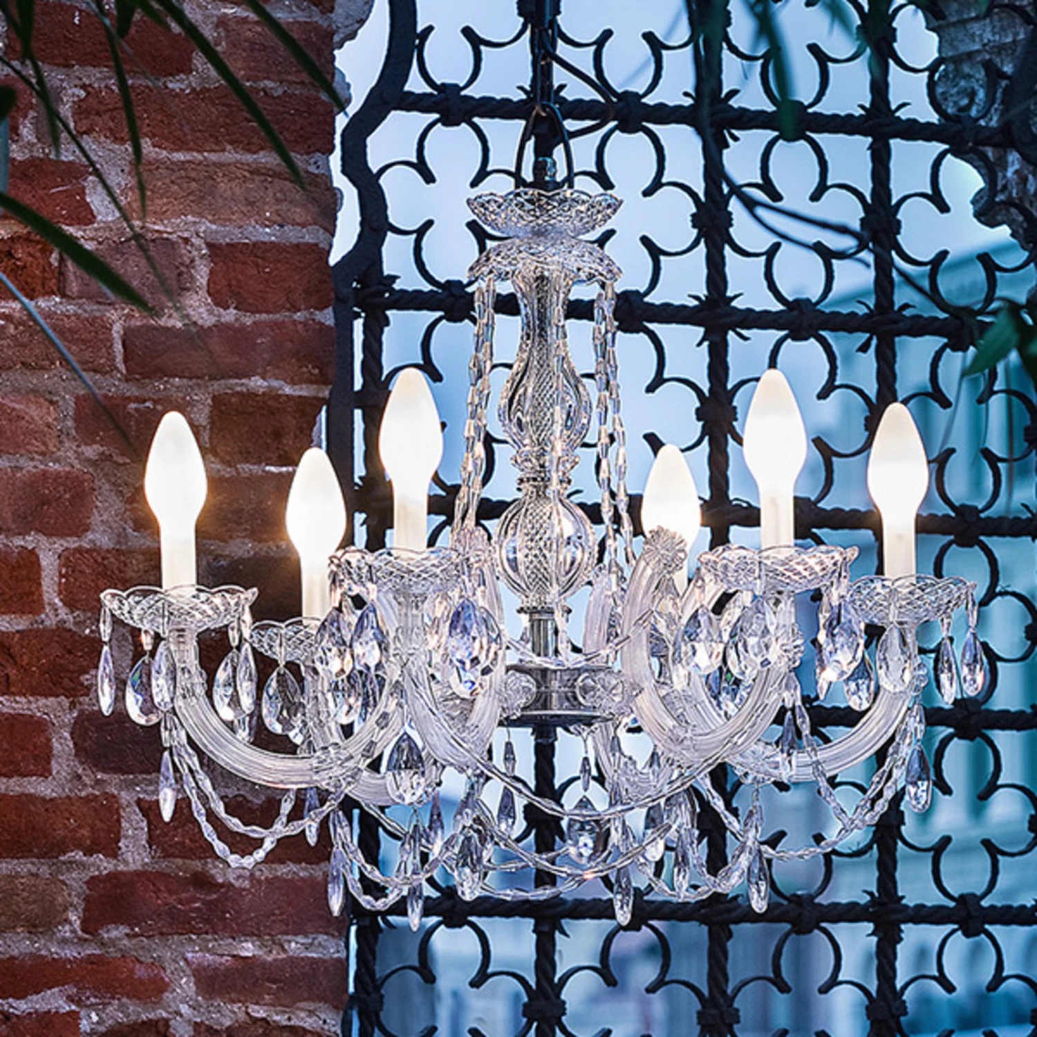 6-flammiger LED-Außen-Kronleuchter Drylight S6 2 6-flammiger LED-Außen-Kronleuchter Drylight S6 – Bild 2