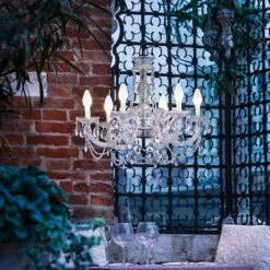 6-flammiger LED-Außen-Kronleuchter Drylight S6 9 6-flammiger LED-Außen-Kronleuchter Drylight S6 -Heimbeleuchtung 6517246 3