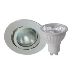 Megatron DecoclicSet Einbauspot GU10 5,2W Silber