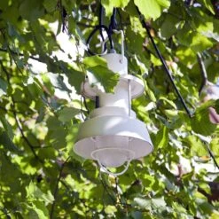 Martinelli Luce Polo Außen-Hängelampe Ø 21 Cm Weiß 8 Martinelli Luce Polo Außen-Hängelampe Ø 21 Cm Weiß -Heimbeleuchtung 6705198 3