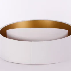 Lampenschirm Chloe, Ø 50cm, Außen Weiß, Innen Gold -Heimbeleuchtung 6728177 3