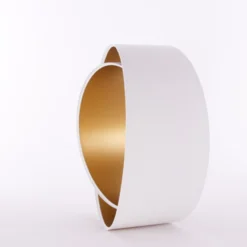 Lampenschirm Chloe, Ø 50cm, Außen Weiß, Innen Gold -Heimbeleuchtung 6728177 4