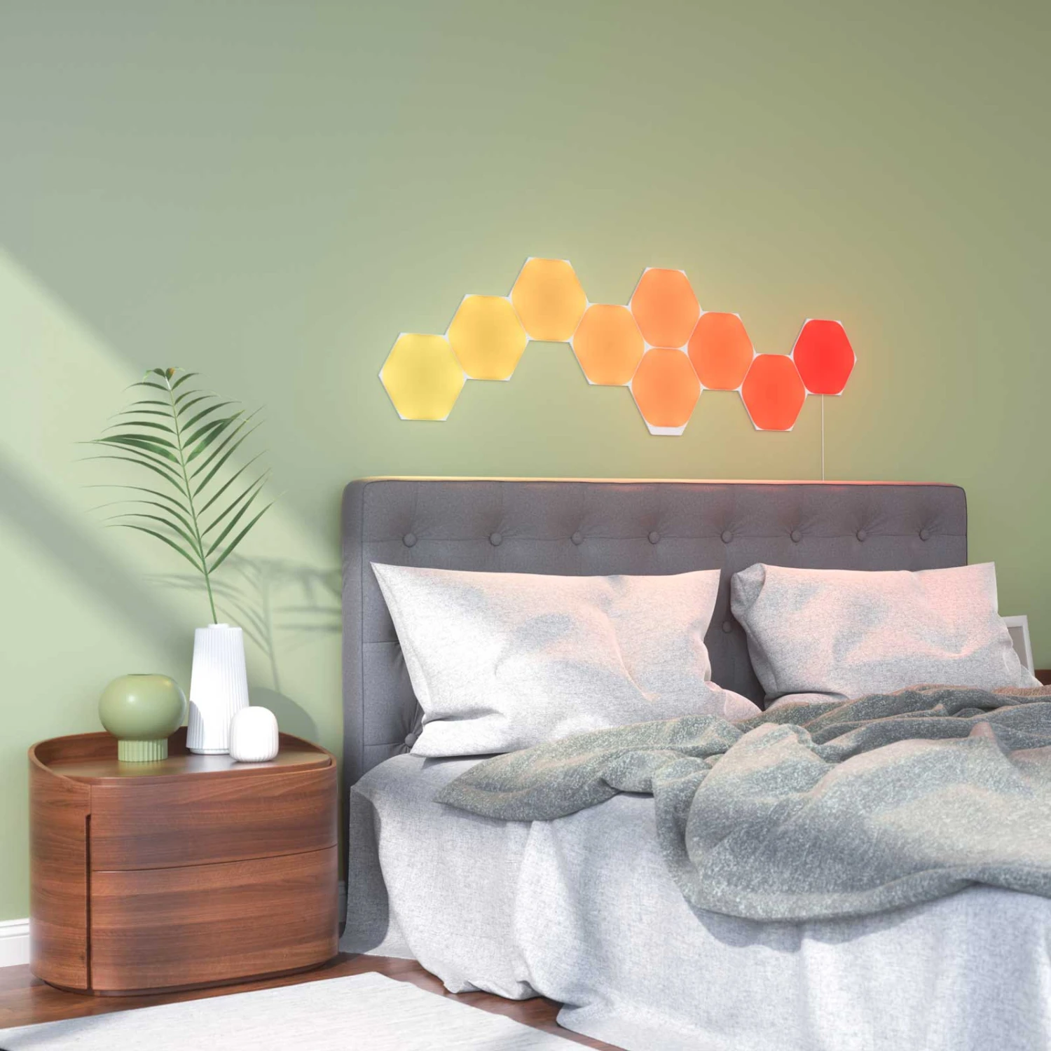 Nanoleaf Shapes Hexagons, Starter Set, 9 Panels 5 Nanoleaf Shapes Hexagons, Starter Set, 9 Panels – Bild 5