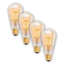 LED-Lampe E27 4W 320lm Warmweiß Dimmbar 4er-Set