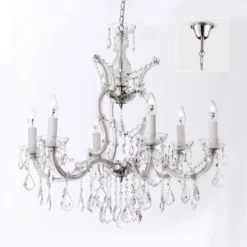 Kristallkronleuchter Maria Theresia, 6-flammig -Heimbeleuchtung 7255266 3