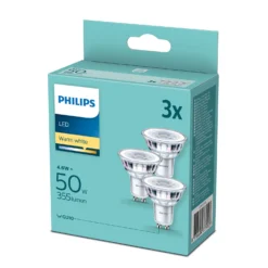 Philips LED-Reflektor GU10 4,6W 2.700 K, 3er-Pack -Heimbeleuchtung 7532225 2