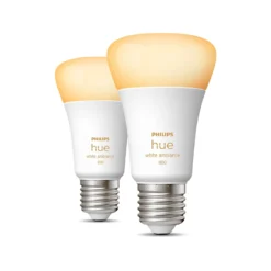 Philips Hue White Ambiance E27 6W, 2er-Set