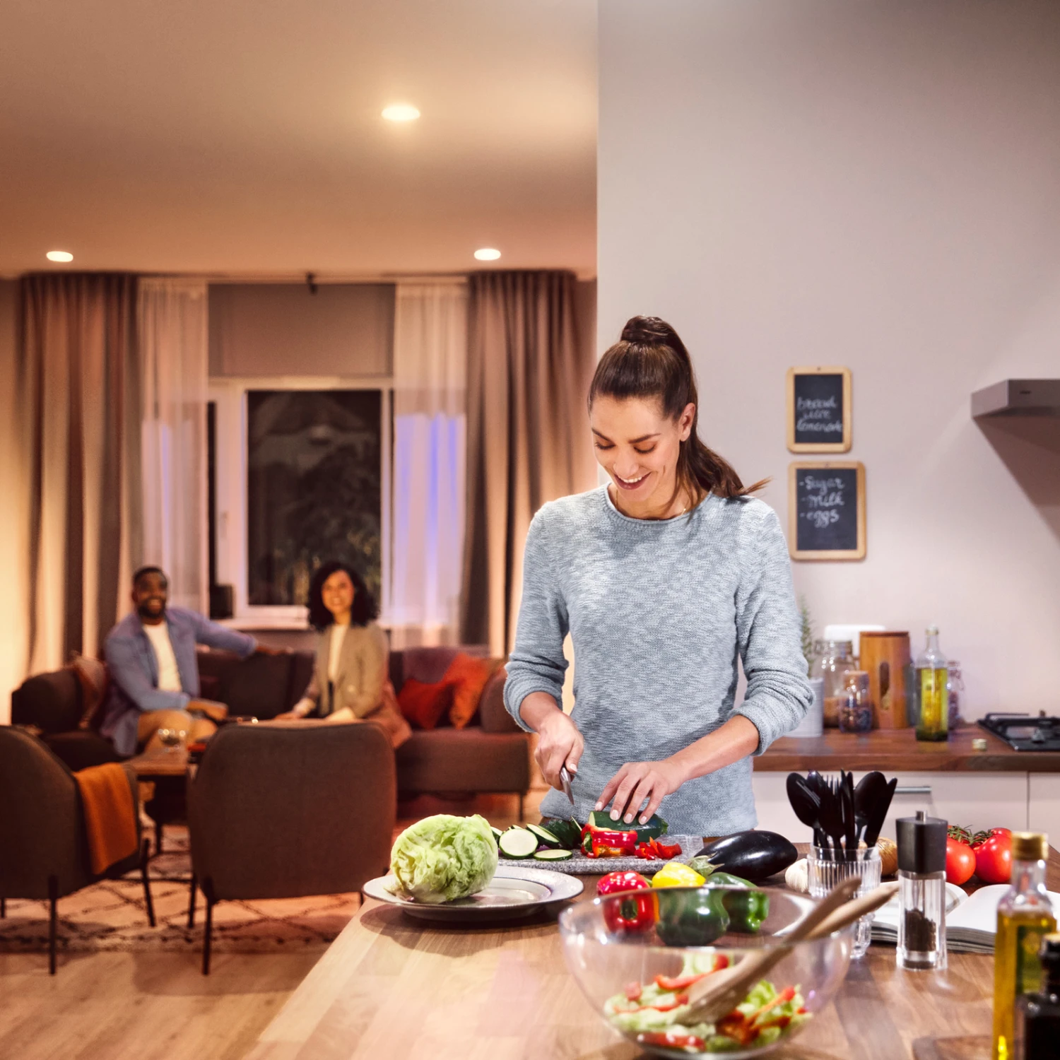 Philips Hue White 9W E27 LED-Lampe, 4er-Packung 4 Philips Hue White 9W E27 LED-Lampe, 4er-Packung – Bild 4