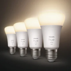 Philips Hue White 9W E27 LED-Lampe, 4er-Packung 12 Philips Hue White 9W E27 LED-Lampe, 4er-Packung -Heimbeleuchtung 7534317 4