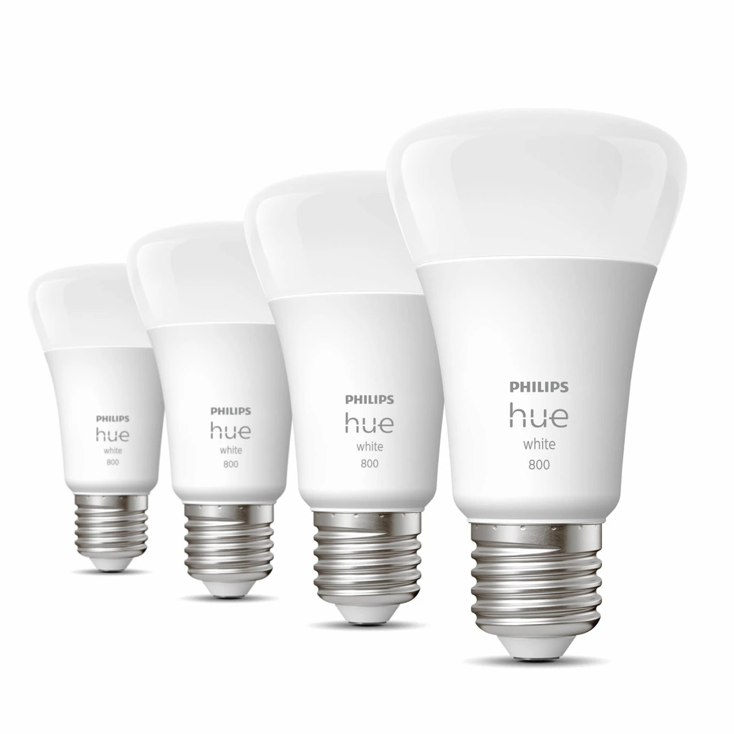 Philips Hue White 9W E27 LED-Lampe, 4er-Packung 6 Philips Hue White 9W E27 LED-Lampe, 4er-Packung – Bild 6