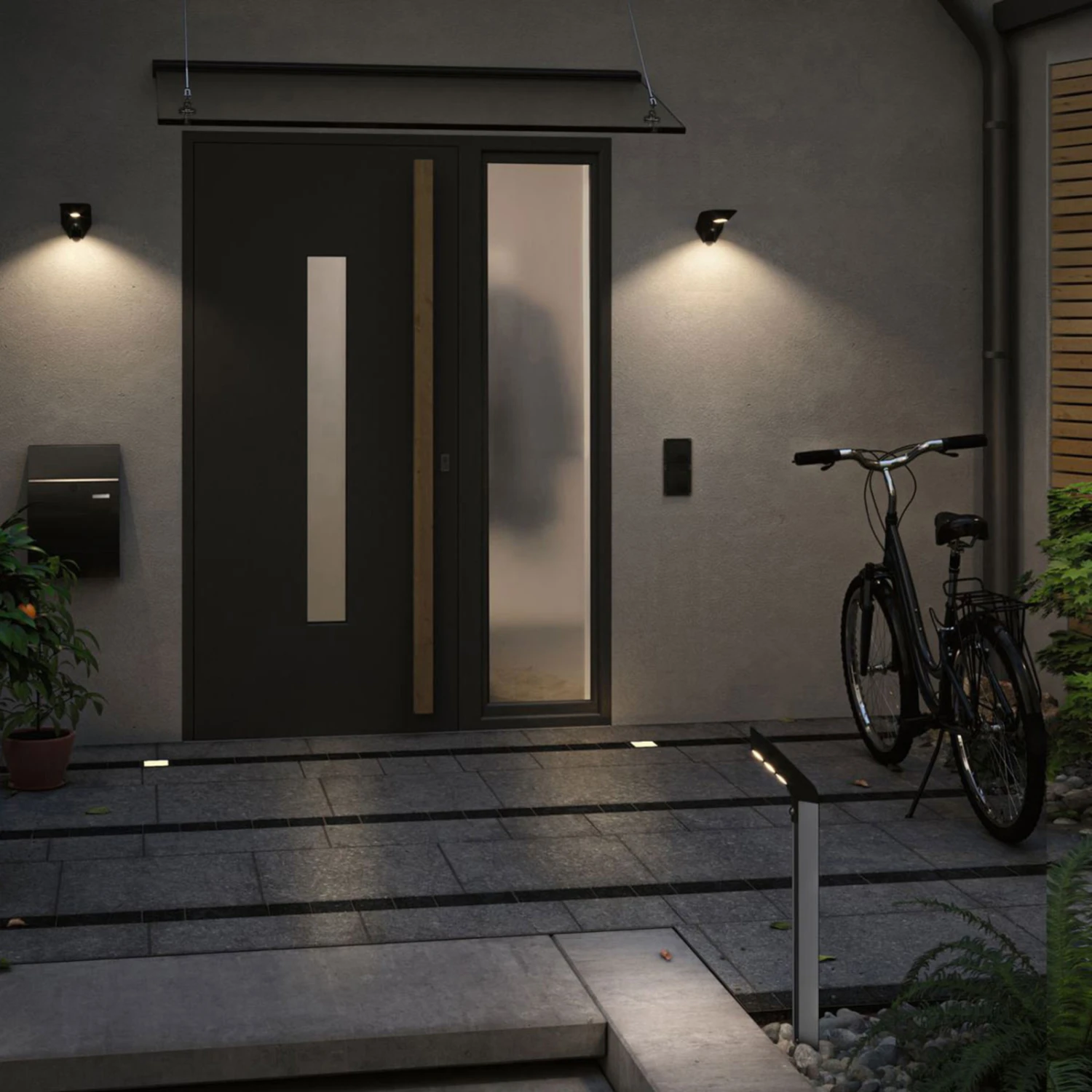 Paulmann Soley Solar-Wandlampe ZigBee Anthrazit 4 Paulmann Soley Solar-Wandlampe ZigBee Anthrazit – Bild 4