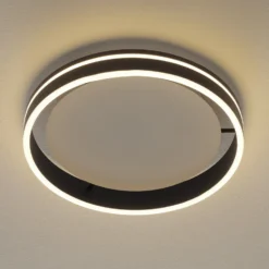 Paul Neuhaus Q-VITO LED-Deckenlampe 40cm Anthrazit