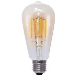 SEGULA LED-Rustikalampe E27 5W 1.900K Gold