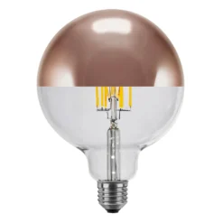SEGULA LED-Globe E27 6,5W 927 Kopfspiegel Kupfer