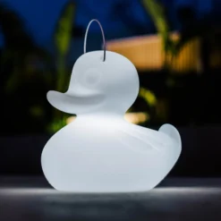 LED-Designleuchte DUCK-DUCK XL Für Außen In Weiß