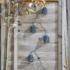 LED-Solar-Lichterkette Faux Rattan, 10-flammig -Heimbeleuchtung 8614045 2