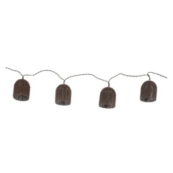 LED-Solar-Lichterkette Faux Rattan, 10-flammig -Heimbeleuchtung 8614045 3