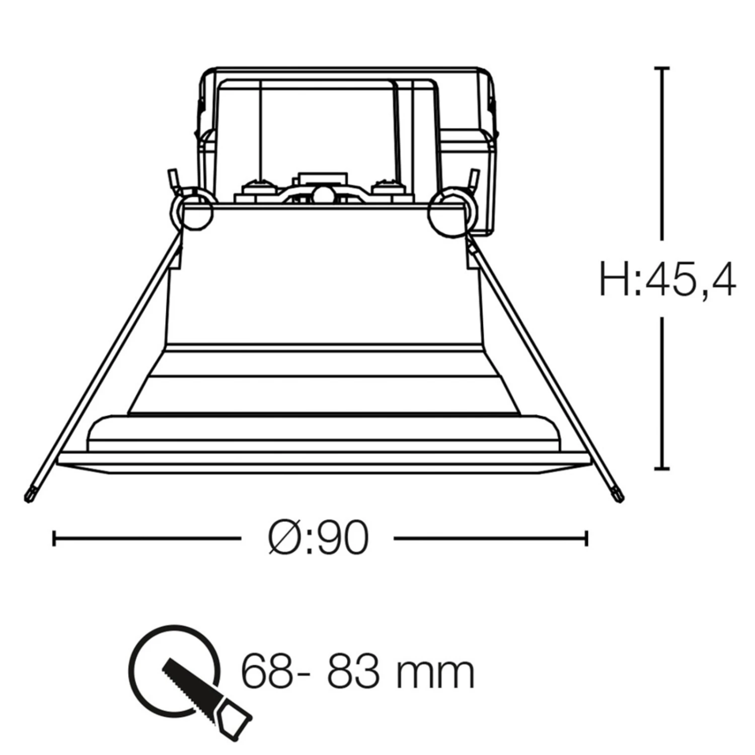 SLC One 360° SunLike LED-Einbauleuchte Weiß 930 7 SLC One 360° SunLike LED-Einbauleuchte Weiß 930 – Bild 7