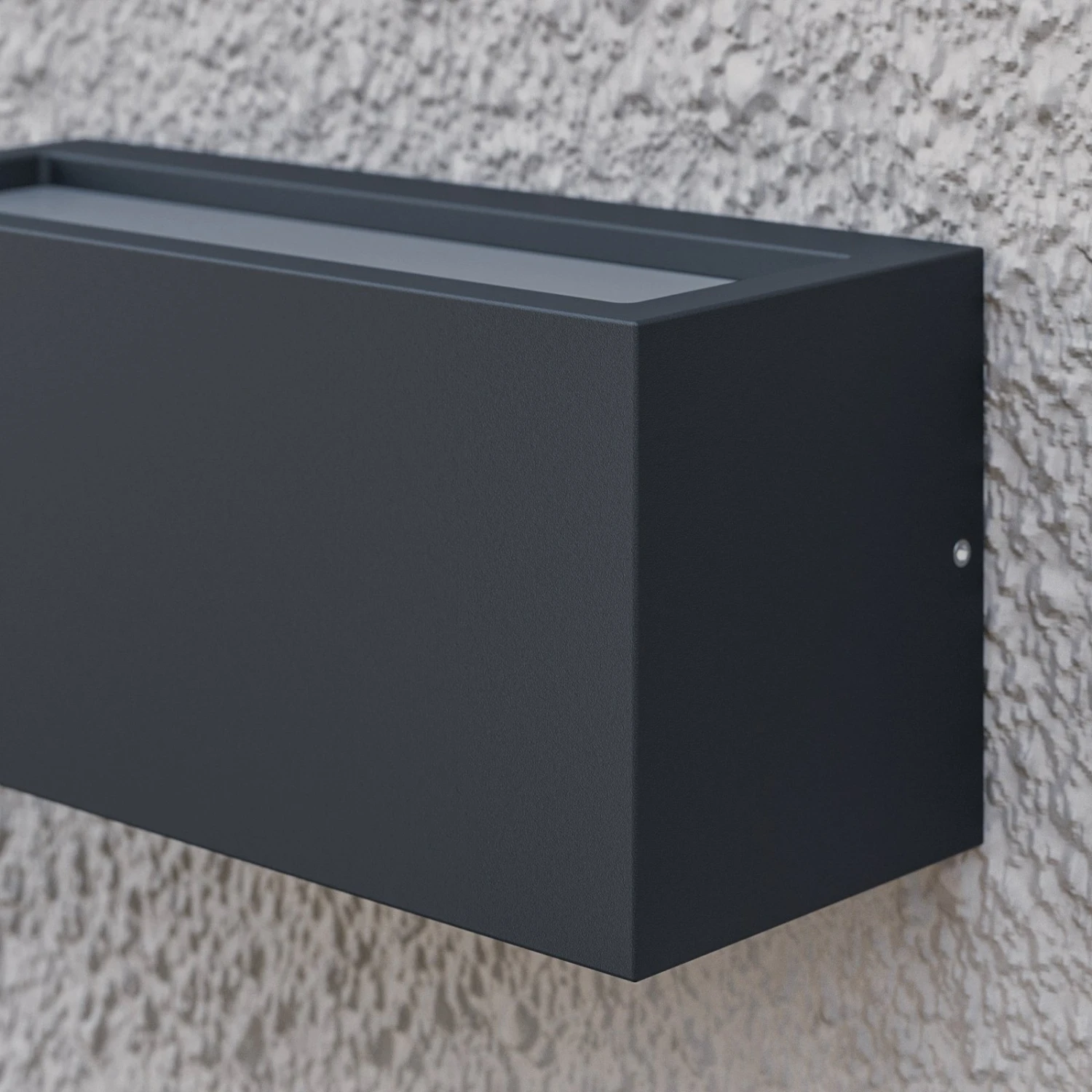 Lucande Bente - Eckige Außenwandleuchte, Grafit 7 Lucande Bente - Eckige Außenwandleuchte, Grafit – Bild 7