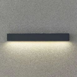 Arcchio Lengo LED-Wandlampe CCT 50cm, 1-fl. Grafit -Heimbeleuchtung 9616259 5