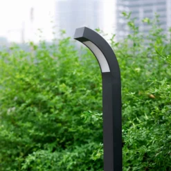 Lucande Grafitgraue LED-Wegeleuchte Lennik -Heimbeleuchtung 9619006 2