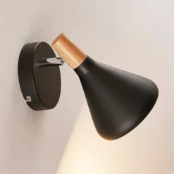 Wandleuchte Arina, Schwarz, 1-flammig -Heimbeleuchtung 9621810 5