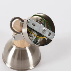 Wand- Und Deckenspot Dennis Mit Holzdetail -Heimbeleuchtung 9621816 8