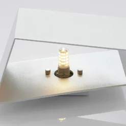 Arcchio Assona Wandleuchte, Weiß-silber -Heimbeleuchtung 9624663 7