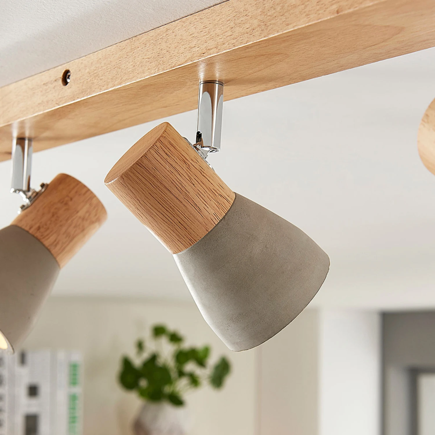 ELC Eletta Deckenstrahler, Beton, Vierflammig 7 ELC Eletta Deckenstrahler, Beton, Vierflammig – Bild 7