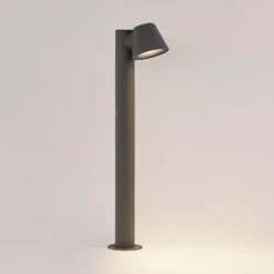 Lindby Ileyna Pollerleuchte, Dunkelgrau -Heimbeleuchtung 9630112 2