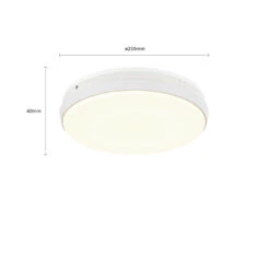 Arcchio Brady LED-Deckenlampe, Weiß, Rund, 25 Cm -Heimbeleuchtung 9649003 6