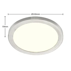 Prios Aureka LED-Deckenlampe, Einbau, 33 Cm -Heimbeleuchtung 9917014 5