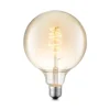 Lucande LED-Lampe E27 G125 4W 2.700K Dimmbar Amber