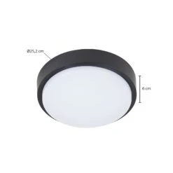 LED-Außendeckenlampe Nermin, IP65, Rund -Heimbeleuchtung 9949011 4