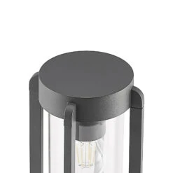 Lucande Tiras Sockelleuchte, Dunkelgrau, 56 Cm 14 Lucande Tiras Sockelleuchte, Dunkelgrau, 56 Cm -Heimbeleuchtung 9969200 6